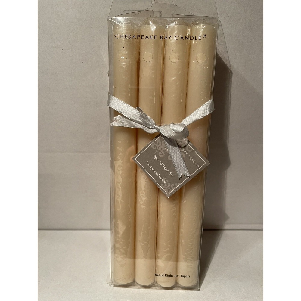 Chesapeake Bay Candle 10" Tapers NIB ~Sugar Cookie~8